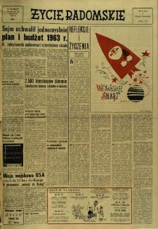 Życie Radomskie, 1962, nr 305/307