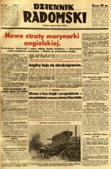 Dziennik Radomski, 1940, R. 1, nr 115