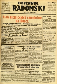 Dziennik Radomski, 1940, R. 1, nr 128
