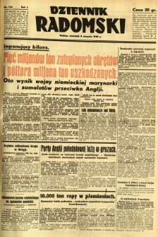 Dziennik Radomski, 1940, R. 1, nr 134