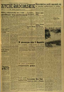 Życie Radomskie, 1958, nr 240