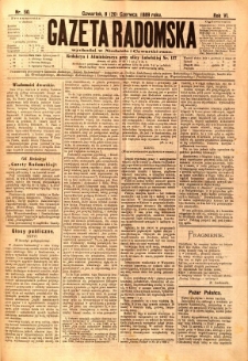 Gazeta Radomska, 1889, R. 6, nr 50
