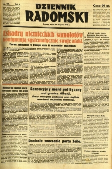 Dziennik Radomski, 1940, R. 1, nr 139