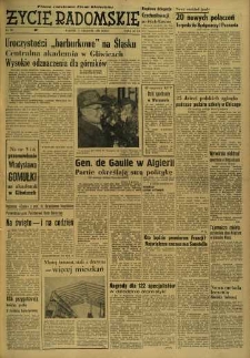 Życie Radomskie, 1958, nr 291