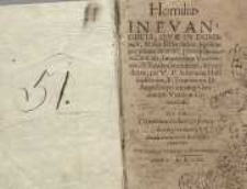 Homiliae in Evangeliae, , quae in Dominicis, [et] aliis festis diebus. Omnia recens [et] accurante emendate.