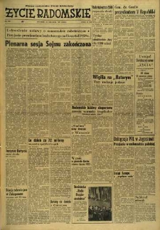 Życie Radomskie, 1958, nr 306
