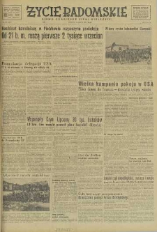 Życie Radomskie, 1951, nr 192
