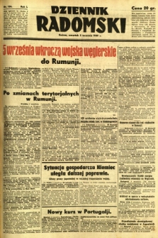 Dziennik Radomski, 1940, R. 1, nr 158