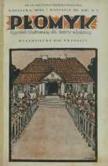 Płomyk : tygodnik ilustrowany dla dzieci i młodzieży, 1927, R. 12, nr 1