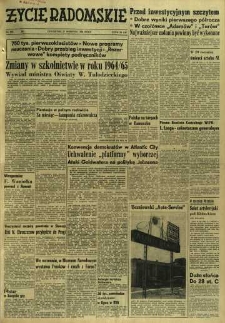 Życie Radomskie, 1964, nr 206