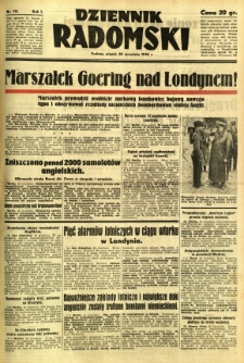 Dziennik Radomski, 1940, R. 1, nr 171