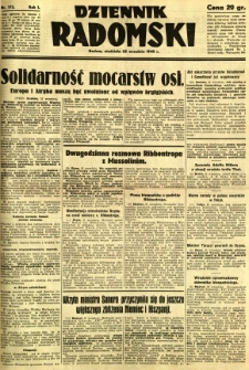 Dziennik Radomski, 1940, R. 1, nr 173