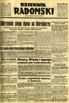 Dziennik Radomski, 1940, R. 1, nr 178
