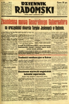 Dziennik Radomski, 1940, R. 1, nr 189