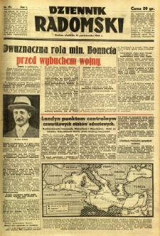 Dziennik Radomski, 1940, R. 1, nr 191