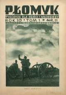 Płomyk : tygodnik dla dzieci i młodzieży, 1935, R. 20, T. 1, nr 11
