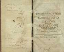 Commentatio de lectione atque imitation Ciceronis […]