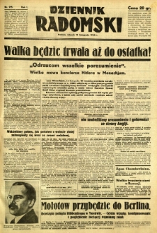 Dziennik Radomski, 1940, R. 1, nr 215