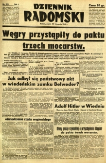 Dziennik Radomski, 1940, R. 1, nr 224