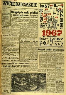 Życie Radomskie, 1966/1967, nr 315/1