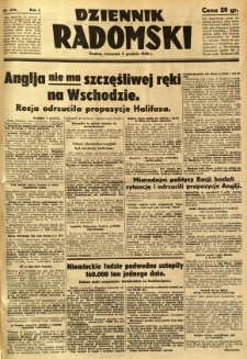 Dziennik Radomski, 1940, R. 1, nr 235