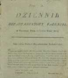 Dziennik Departamentowy Radomski, 1815, nr 31
