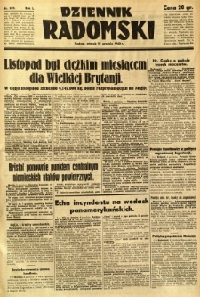Dziennik Radomski, 1940, R. 1, nr 239