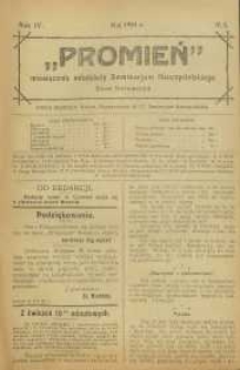 Promień, 1920, R. 4, nr 5