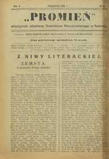 Promień, 1921, R. 5, nr 8