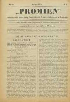 Promień, 1922, R. 6, nr 3