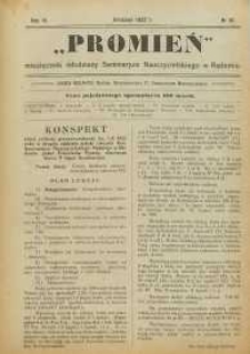 Promień, 1922, R. 6, nr 10