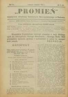 Promień, 1923, R. 7, nr 9/10
