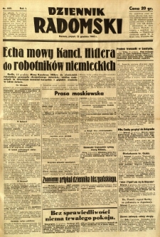 Dziennik Radomski, 1940, R. 1, nr 242