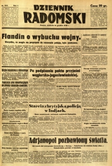 Dziennik Radomski, 1940, R. 1, nr 244