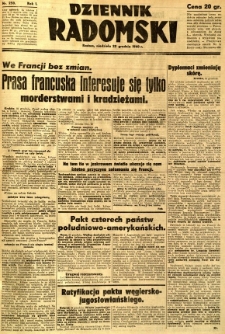 Dziennik Radomski, 1940, R. 1, nr 250