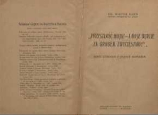 „Przyszłość moja! – I moje będzie za grobem zwycięstwo!” : szkice literackie o Juliuszu Słowackim