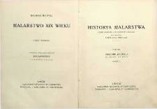 Malarstwo XIX wieku. Cz. 1