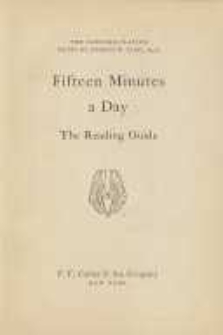 Fifteen minutes a day : the reading guide