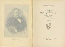 Literary and philosophical essays : French, German and Italian