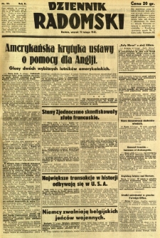 Dziennik Radomski, 1941, R. 2, nr 33