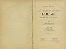 Wewnętrzne dzieje Polski za Stanisława Augusta (1764-1794) : badania historyczne ze stanowiska ekonomicznego i administracyjnego T. 3