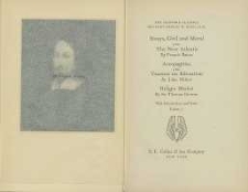 Essays civil and moral and the new Atlantis