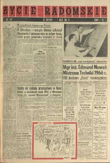 Życie Radomskie, 1967, nr 102