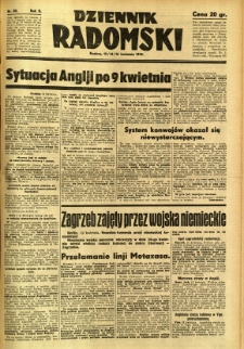 Dziennik Radomski, 1941, R. 2, nr 85