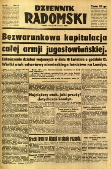 Dziennik Radomski, 1941, R. 2, nr 89