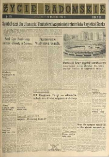 Życie Radomskie, 1967, nr 221
