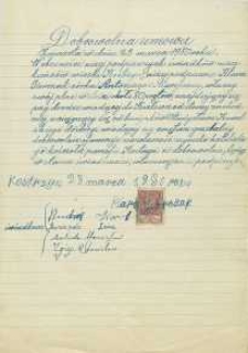Dobrowolna umowa zawarta w dniu 23 marca 1950 roku