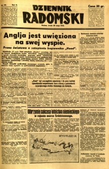 Dziennik Radomski, 1941, R. 2, nr 121