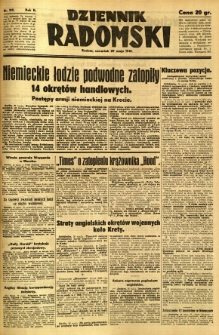Dziennik Radomski, 1941, R. 2, nr 122