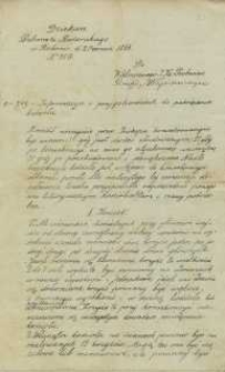 Informacya o przygotowaniach do poświęcenia kościoła